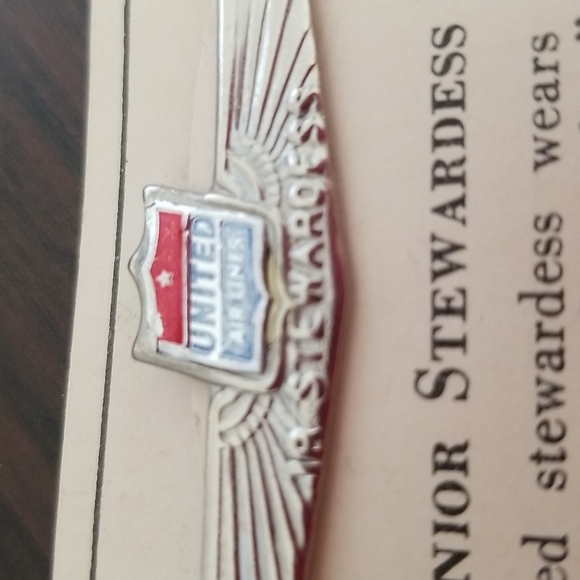 Vintage Jr. Stewardess pin - Picture 5 of 9